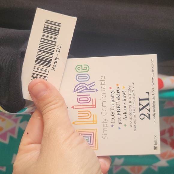 Nwt LuLaRoe Randy xxl - Picture 2 of 2